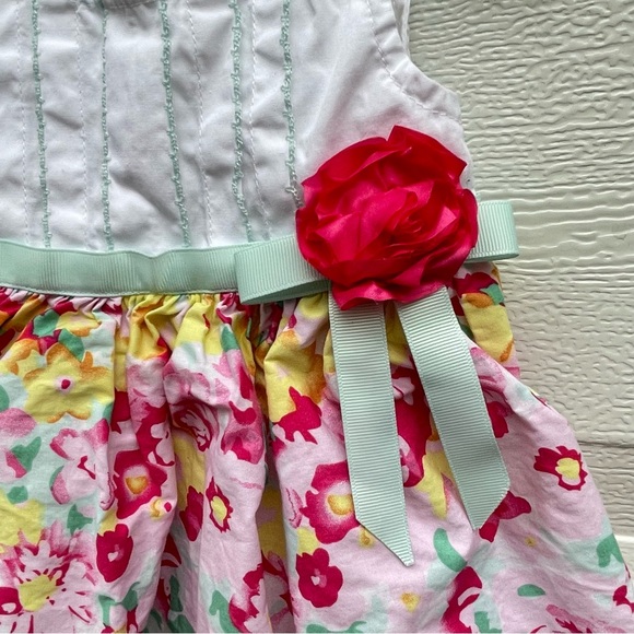 12m floral dress Easter Perfect! Baby girl Blueberi Boulevard. - Picture 4 of 6